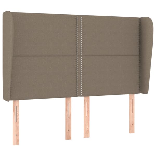 Korvatuki, taupe, 147x23x118/128 cm, kangas