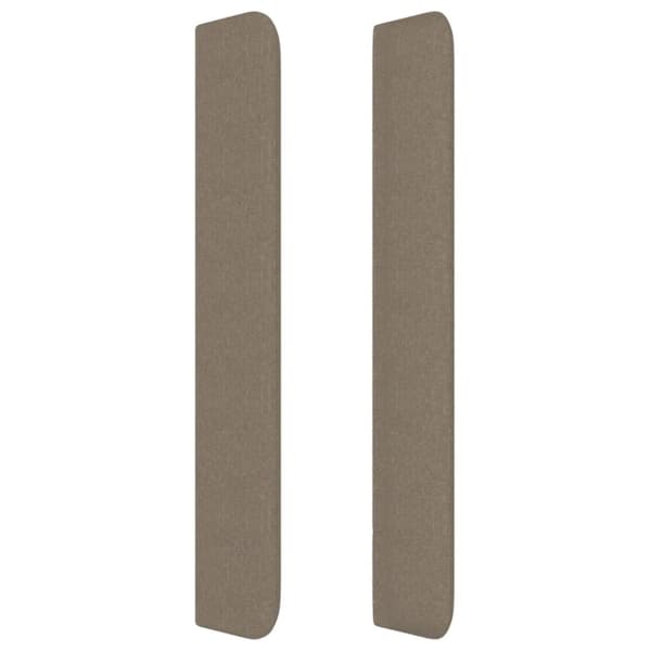 Korvatuki, taupe, 93x16x118/128 cm, kangas