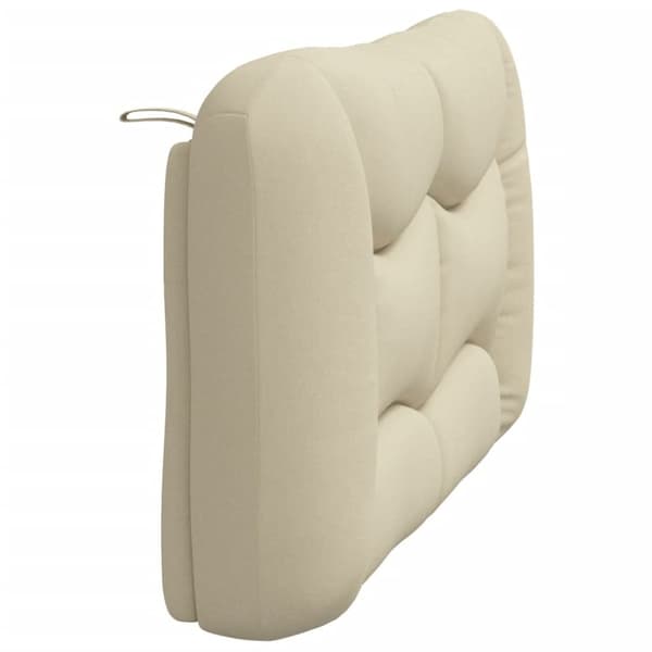 gavlpude 120 cm stof cremefarvet