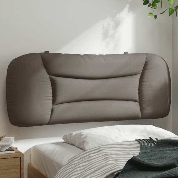 gavlpude 100 cm stof gråbrun