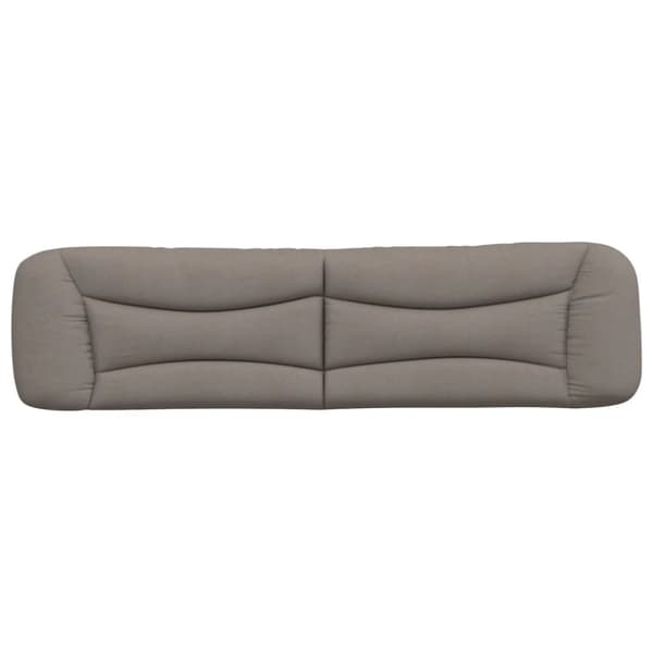 gavlpude 200 cm stof gråbrun