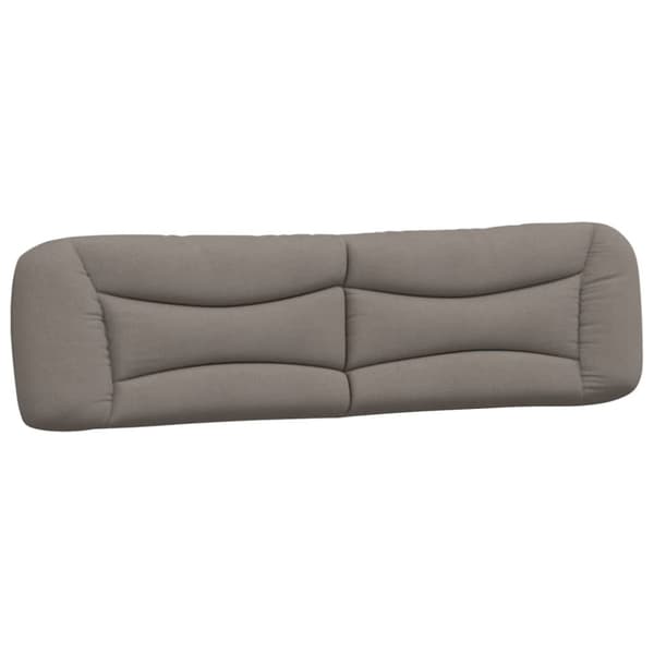 gavlpude 200 cm stof gråbrun