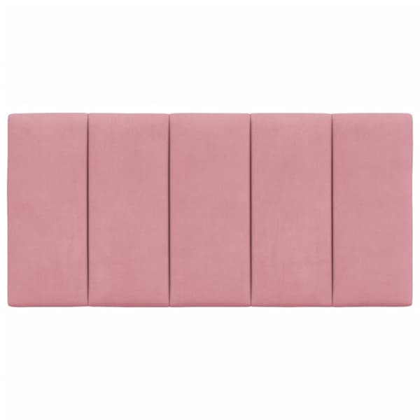 Dyna till huvudgavel rosa 100 cm sammet