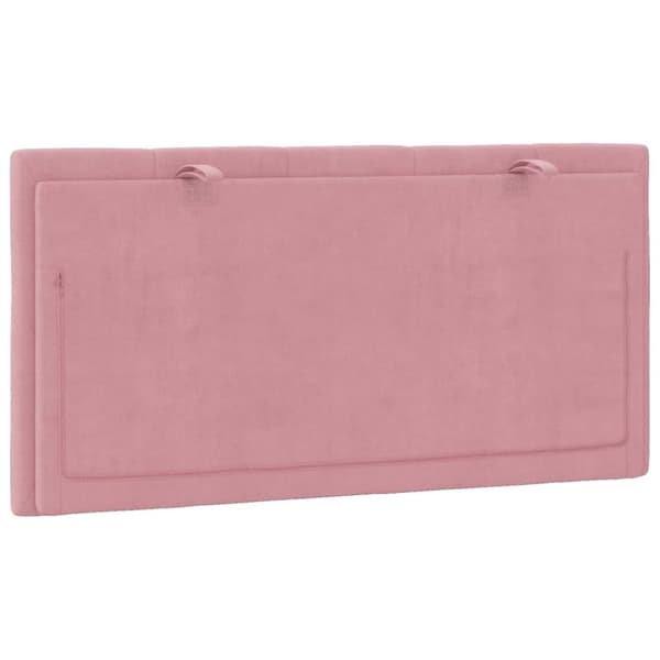 Dyna till huvudgavel rosa 100 cm sammet