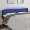 Pikkukuva 1 / 6: Sänggavel LED blå 183x16x78/88 cm tyg