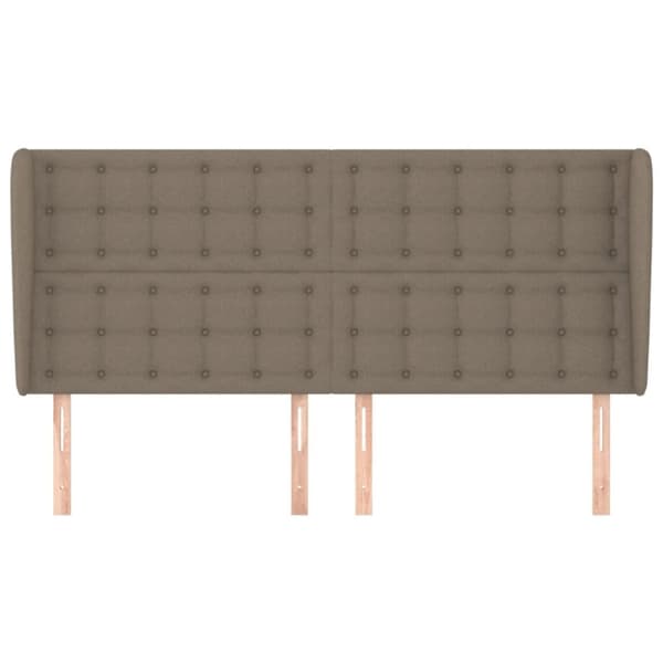 Korvatuki, taupe, 183x23x118/128 cm, kangas