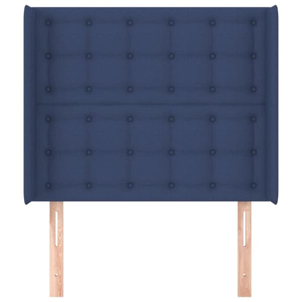 Korvatuki, sininen, 103x16x118/128 cm, kangas