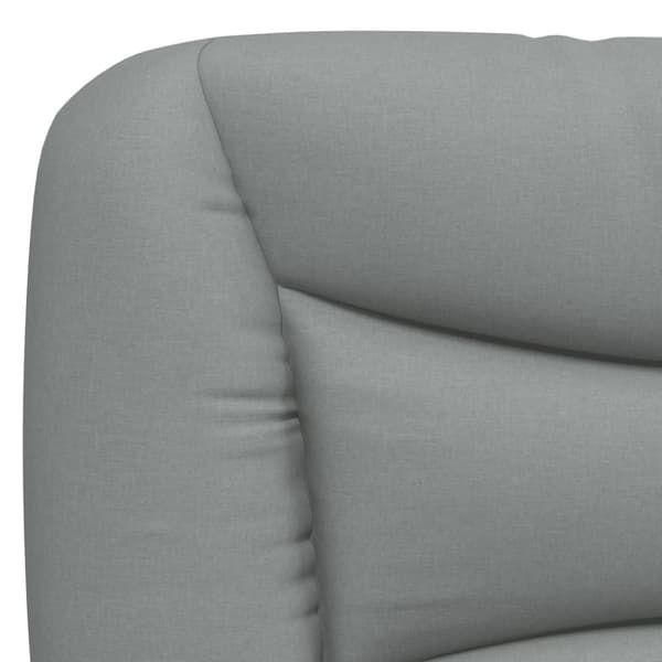 gavlpude 120 cm stof lysegrå