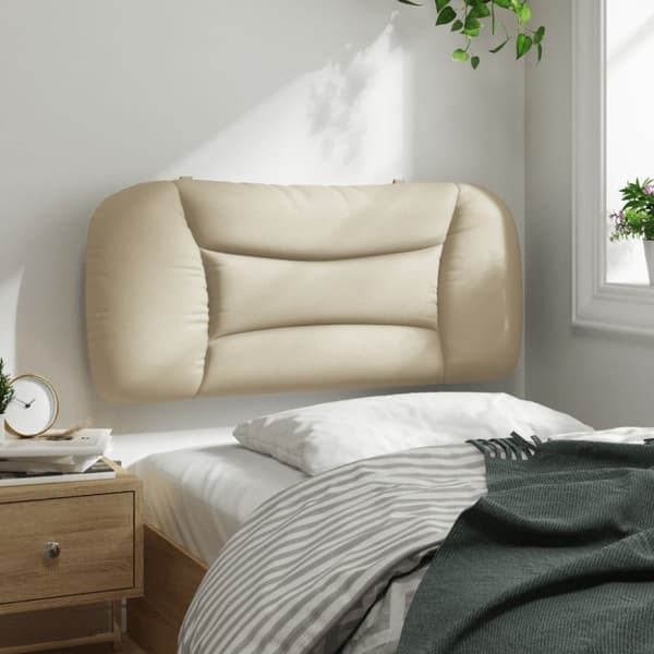 gavlpude 90 cm stof cremefarvet