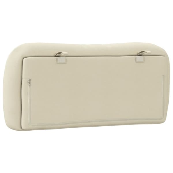 gavlpude 90 cm stof cremefarvet