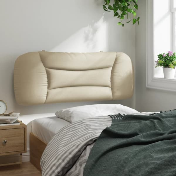 gavlpude 100 cm stof cremefarvet