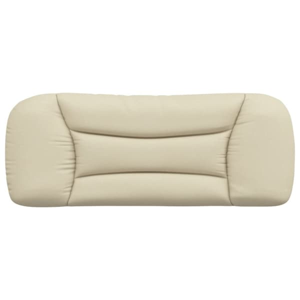 gavlpude 100 cm stof cremefarvet