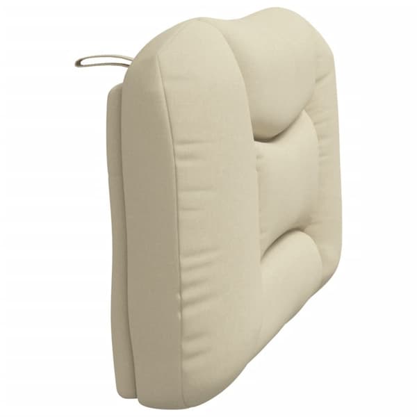gavlpude 100 cm stof cremefarvet