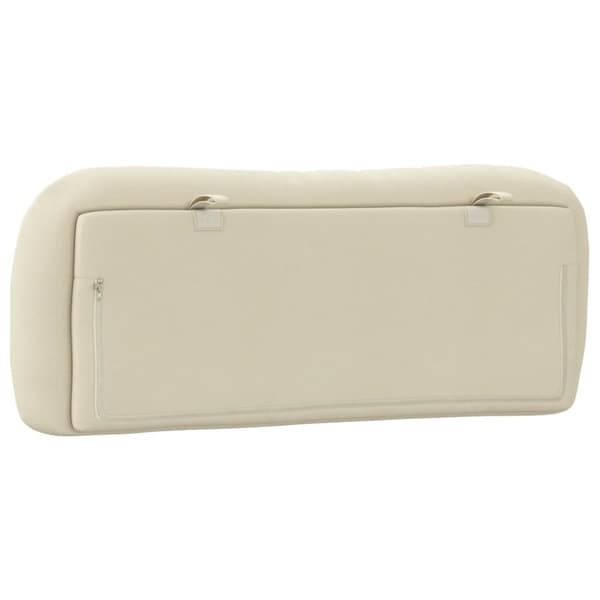 gavlpude 100 cm stof cremefarvet