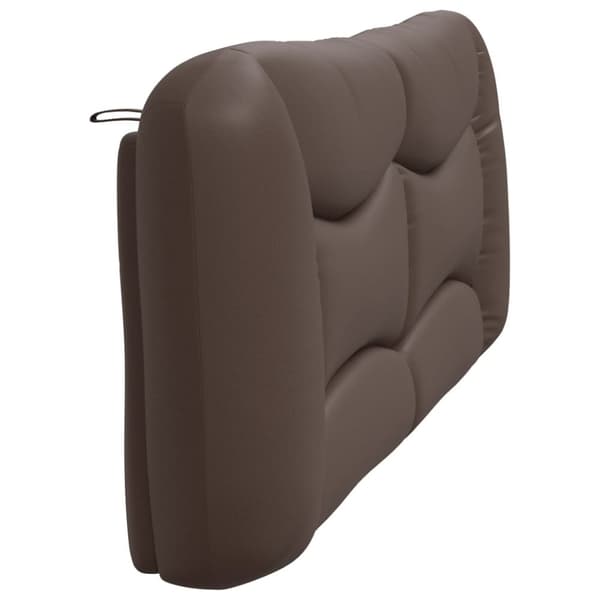 gavlpude 200 cm kunstlæder brun