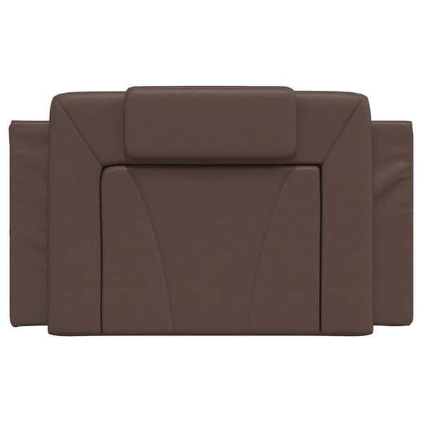 gavlpude 80 cm kunstlæder brun
