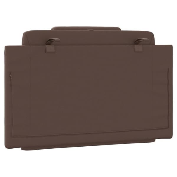 gavlpude 80 cm kunstlæder brun