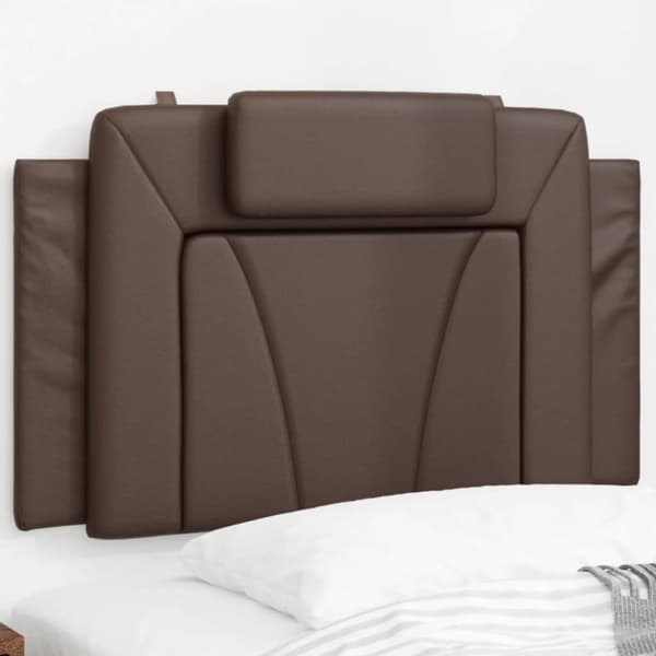 gavlpude 80 cm kunstlæder brun