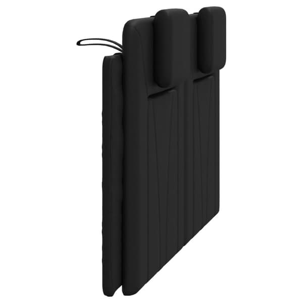 gavlpude 120 cm kunstlæder sort