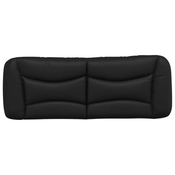 gavlpude 120 cm kunstlæder sort