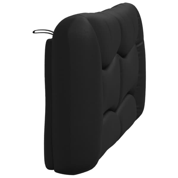 gavlpude 120 cm kunstlæder sort