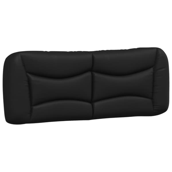 gavlpude 120 cm kunstlæder sort
