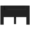 Miniatyrbilde 6 av 11: vidaXL Hodegavl skap med LED svart 160x16,5x103,5 cm