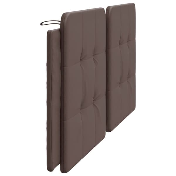 vidaXL gavlpude 200 cm kunstlæder brun