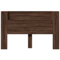 Miniatyrbilde 6 av 11: vidaXL Hodegavl skap med LED brun eik 160x16,5x103,5 cm