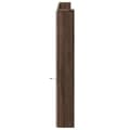 Miniatyrbillede 7 af 11: vidaXL sengegavl med opbevaring og LED-lys 220x16,5x103,5 cm brunt eg