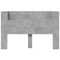 Pikkukuva 6 / 11: vidaXL Sängynpäätykaappi LED-valoilla betoninharmaa 160x16,5x103,5 cm