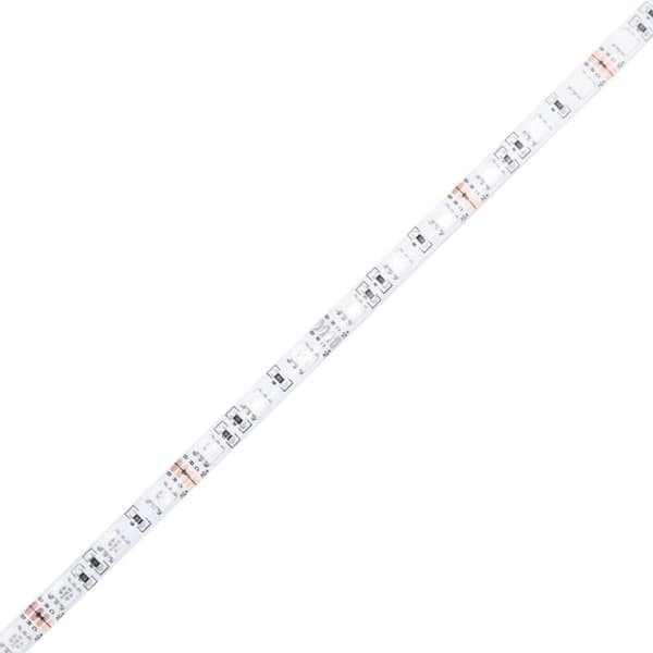 vidaXL sengegavl med opbevaring og LED-lys 100x16,5x103,5 cm brunt eg