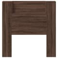 Miniatyrbilde 6 av 11: vidaXL Hodegavl skap med LED brun eik 100x16,5x103,5 cm
