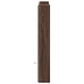Miniatyrbilde 7 av 11: vidaXL Hodegavl skap med LED brun eik 100x16,5x103,5 cm