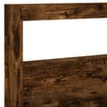 Miniatyrbilde 9 av 11: vidaXL Hodegavl skap med LED røkt eik 220x17x102 cm