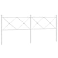 Pikkukuva 1 / 6: vidaXL Metallinen sängynpääty valkoinen 193 cm