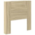 Miniatyrbilde 3 av 11: vidaXL Hodegavl skap med LED sonoma eik 100x16,5x103,5 cm