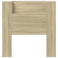 Miniatyrbilde 6 av 11: vidaXL Hodegavl skap med LED sonoma eik 100x16,5x103,5 cm