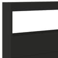 Miniatyrbilde 9 av 11: vidaXL Hodegavl skap med LED svart 220x17x102 cm