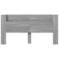 Miniatyrbilde 5 av 11: vidaXL Hodegavl skap med LED grå sonoma 200x16,5x103,5 cm
