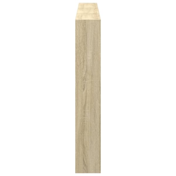 vidaXL Hodegavl skap med LED sonoma eik 180x17x102 cm