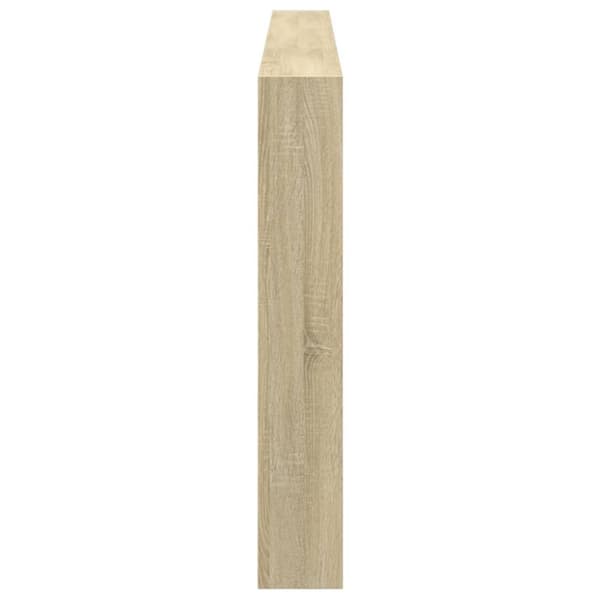 vidaXL Hodegavl skap med LED sonoma eik 220x17x102 cm