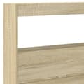 Miniatyrbilde 9 av 11: vidaXL Hodegavl skap med LED sonoma eik 220x17x102 cm
