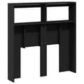 Miniatyrbilde 8 av 11: vidaXL Hodegavl skap med LED svart 100x17x102 cm