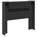 Miniatyrbilde 8 av 11: vidaXL Hodegavl skap med LED svart 120x16,5x103,5 cm