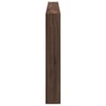 Miniatyrbilde 6 av 11: vidaXL Hodegavl skap med LED brun eik 220x17x102 cm