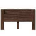 Pikkukuva 5 / 11: vidaXL Sängynpäätykaappi LED-valoilla ruskea tammi 180x16,5x103,5 cm