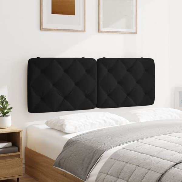 vidaXL gavlpude 140 cm velour sort