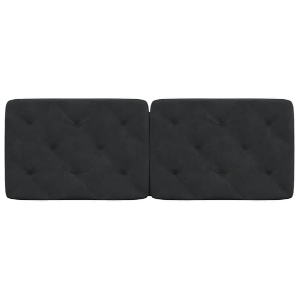 vidaXL gavlpude 140 cm velour sort