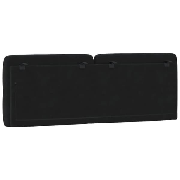 vidaXL gavlpude 140 cm velour sort